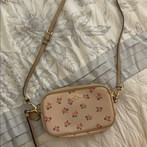 Coach flowered crossbody!